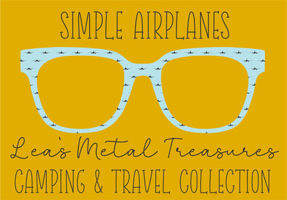SIMPLE AIRPLANES Eyewear Frame Toppers COMES WITH MAGNETS