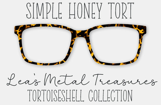 Simple Honey Tort Eyewear Frame Toppers