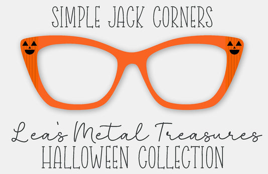 Simple Jack Corners • Magnetic Eyewear Frame Toppers - September 25 Topper of the Month