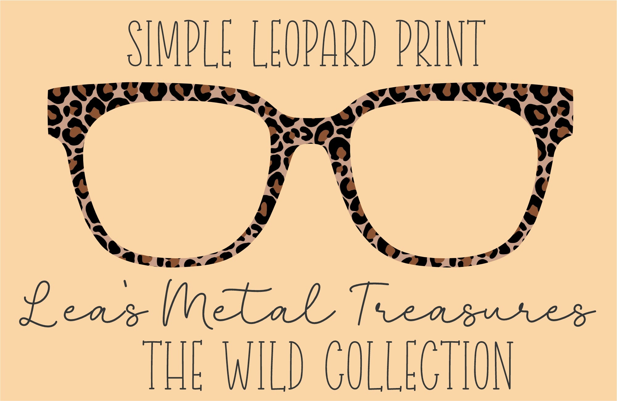 Twinkle Leopard Simple Leopard Print Full Pattern Eyewear Frame Toppers – Twinkle ...