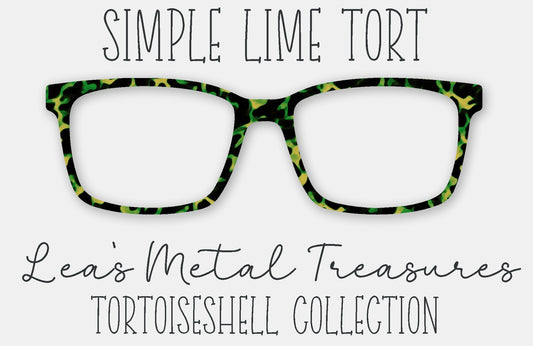 Simple Lime Tort Eyewear Frame Toppers