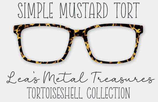 Simple Mustard Tort Eyewear Frame Toppers