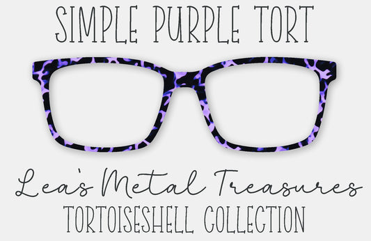 Simple Purple Tort Eyewear Frame Toppers