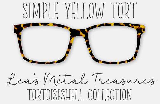 Simple Yellow Tort Eyewear Frame Toppers