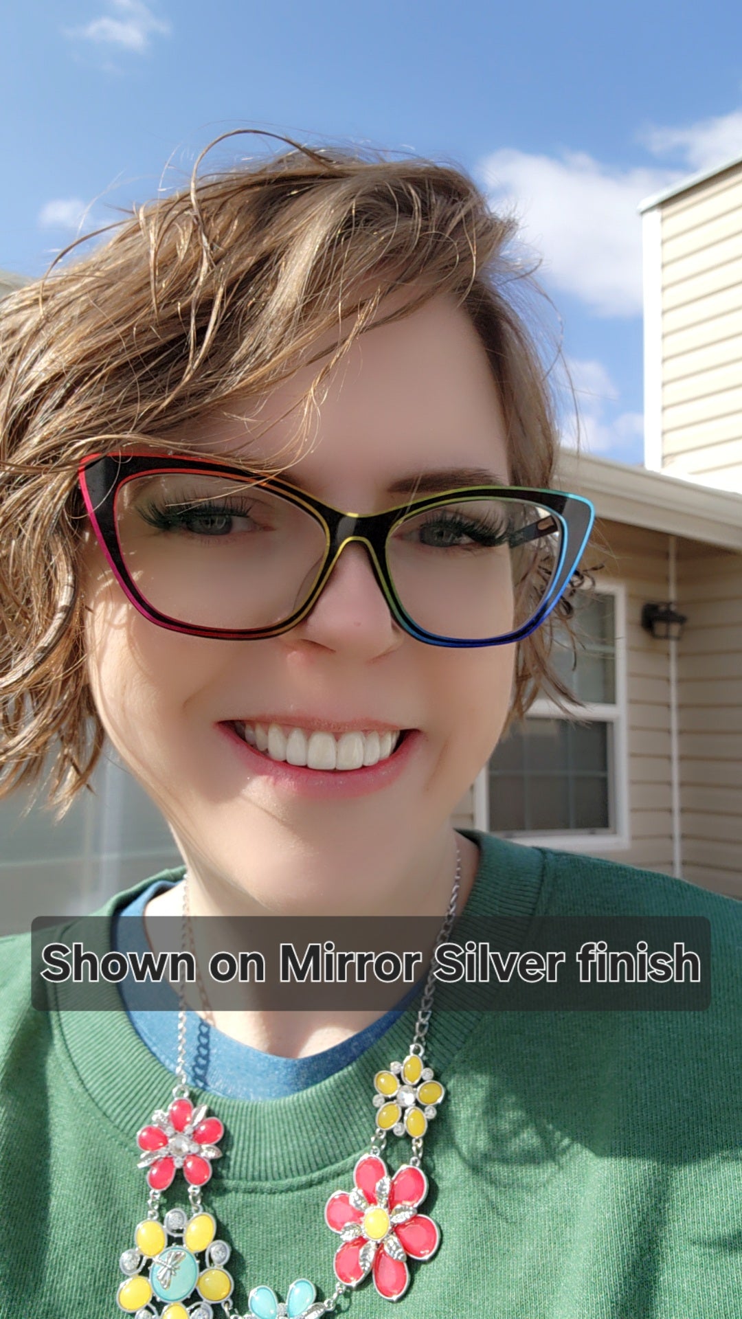 Rainbow Eclipse • Outline Toppers • Magnetic Eyeglasses Toppers