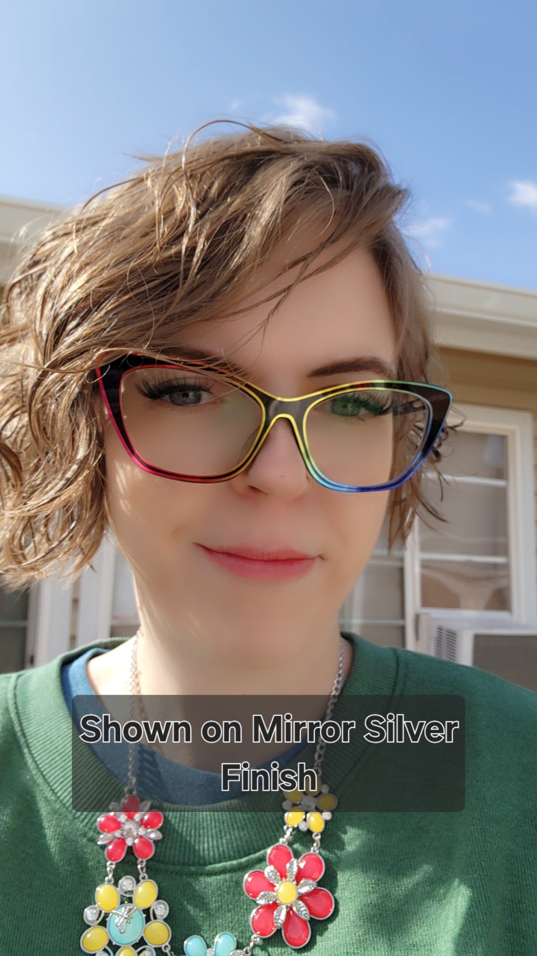 Rainbow Eclipse • Outline Toppers • Magnetic Eyeglasses Toppers