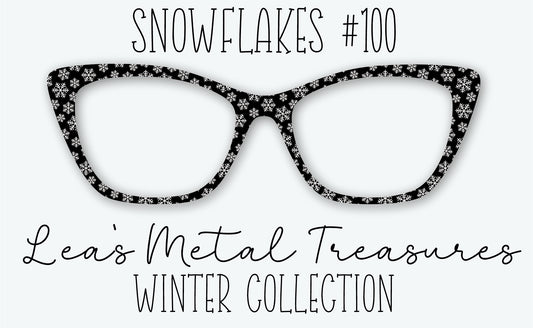 Snowflakes #100 Eyewear Frame Toppers • DECEMBER 2025 TOPPER OF THE MONTH