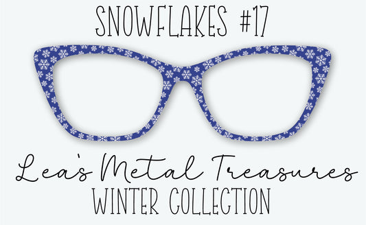 Snowflakes #17 Eyewear Frame Toppers • DECEMBER 2025 TOPPER OF THE MONTH