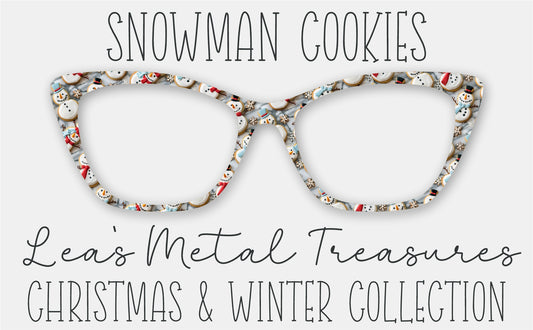 Snowman Cookies FULL PATTERN Eyewear Frame Toppers