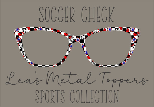 SOCCER CHECK Eyewear Frame Toppers COMES WITH MAGNETS