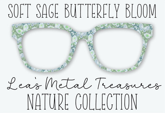 SOFT SAGE BUTTERFLY BLOOM Eyewear Frame Toppers SEPTEMBER 2026 TOPPER OF THE MONTH