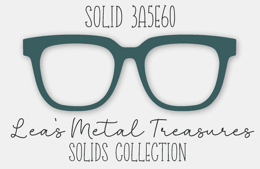 Solid 3A5E60 Eyewear Frame Toppers
