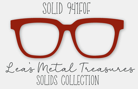 Solid 941F0F Eyewear Frame Toppers