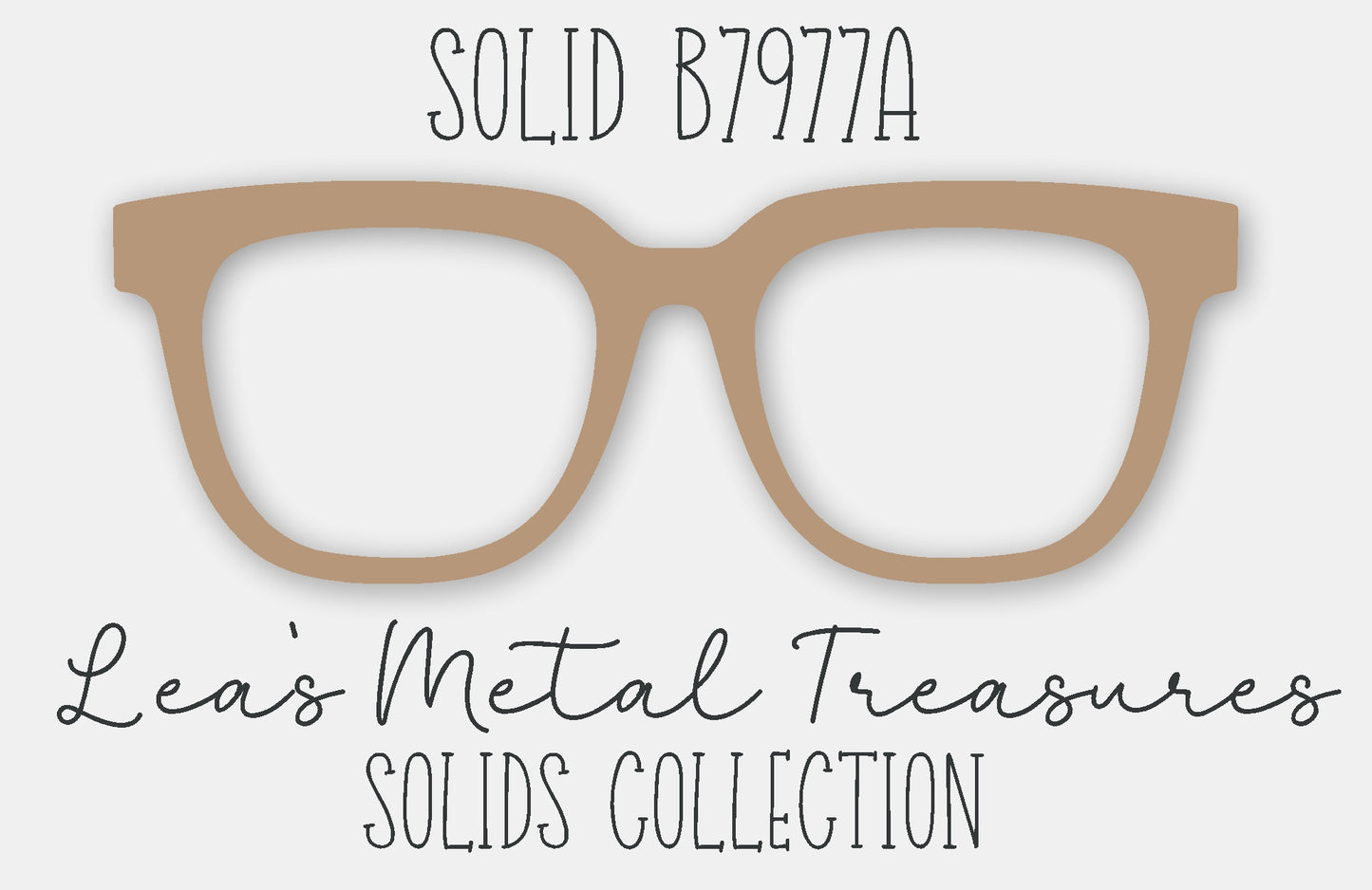 Solid B7977A Eyewear Frame Toppers