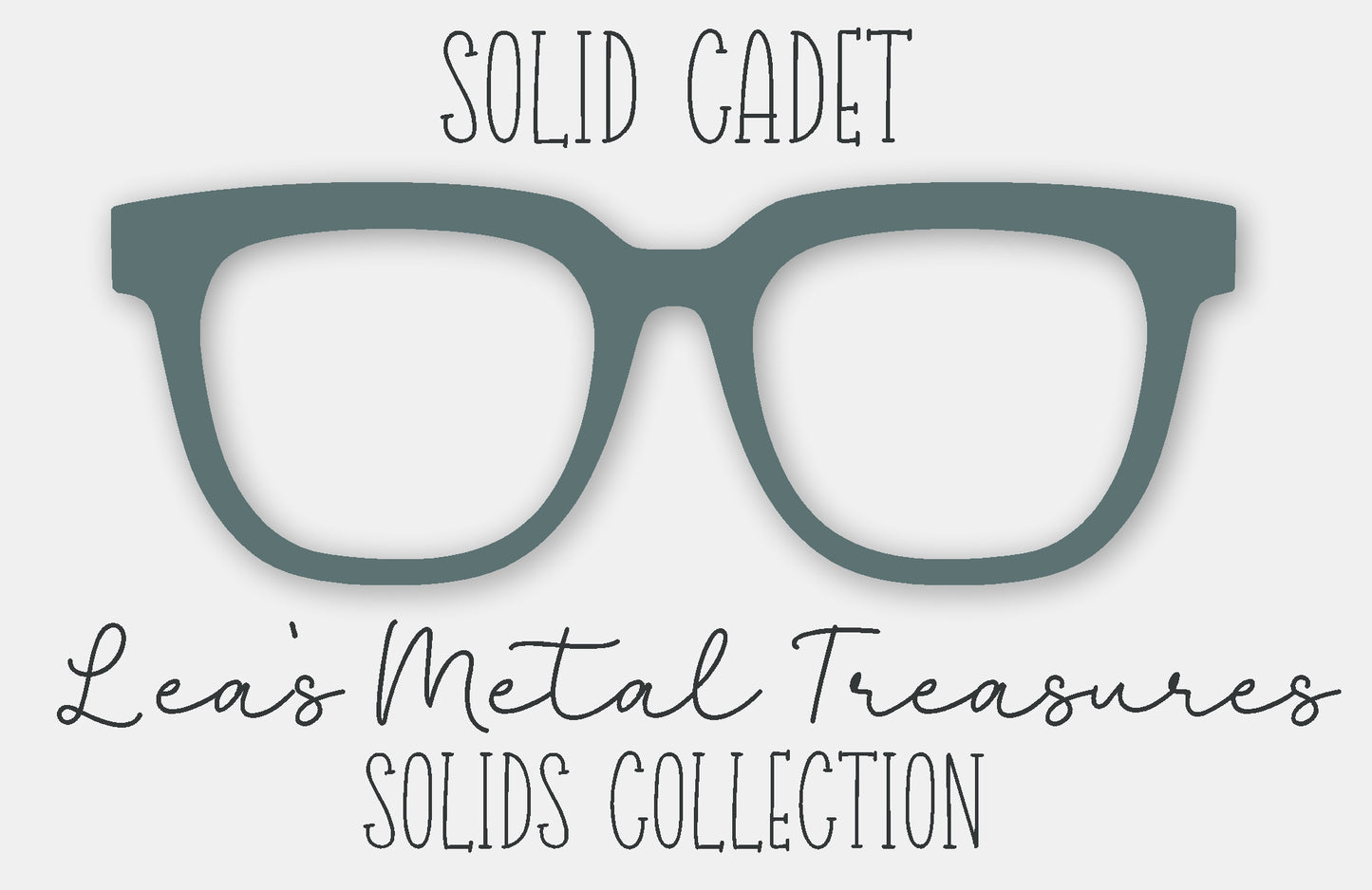 Solid Cadet Eyewear Frame Toppers