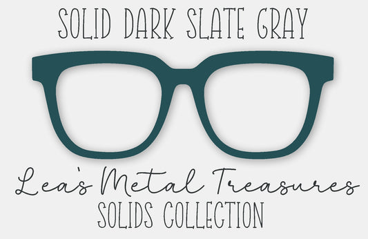 Solid Dark Slate Gray Eyewear Frame Toppers