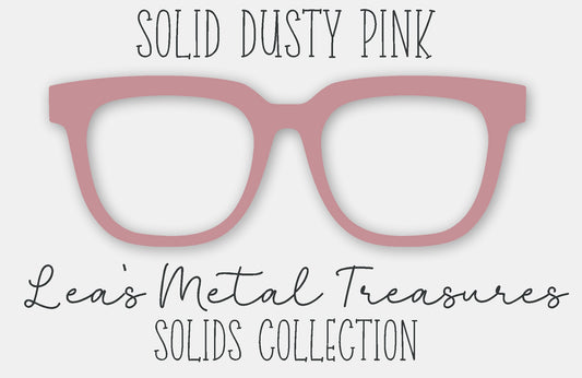 Solid Dusty Pink Eyewear Frame Toppers