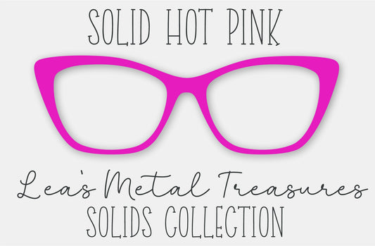 Solid Hot Pink • Magnetic Eyeglasses Toppers