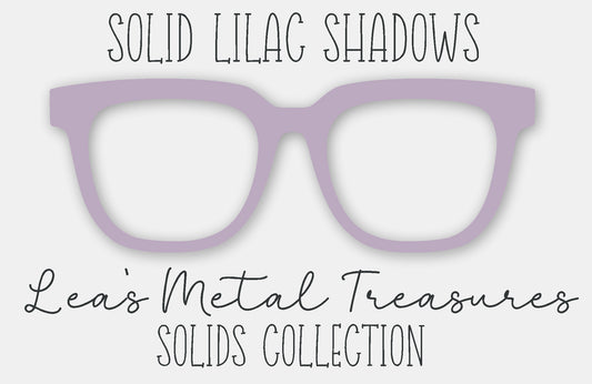 Solid Lilac Shadows Eyewear Frame Toppers