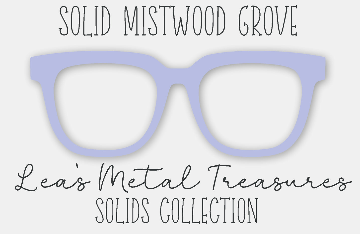 Solid Mistwood Grove Eyewear Frame Toppers