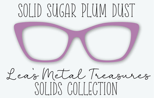 Solid Sugar Plum Dust Eyewear Frame Toppers
