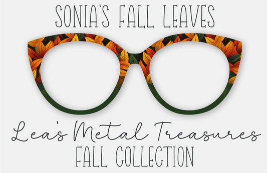 Sonia's Fall Leaves Eyewear Frame Toppers COMES WITH MAGNETS