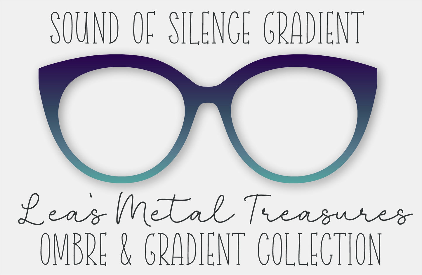 Sound of Silence Gradient Eyewear Frame Toppers