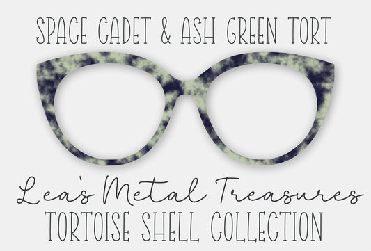 Space Cadet and Ash Green Tort • Magnetic Eyeglasses Toppers