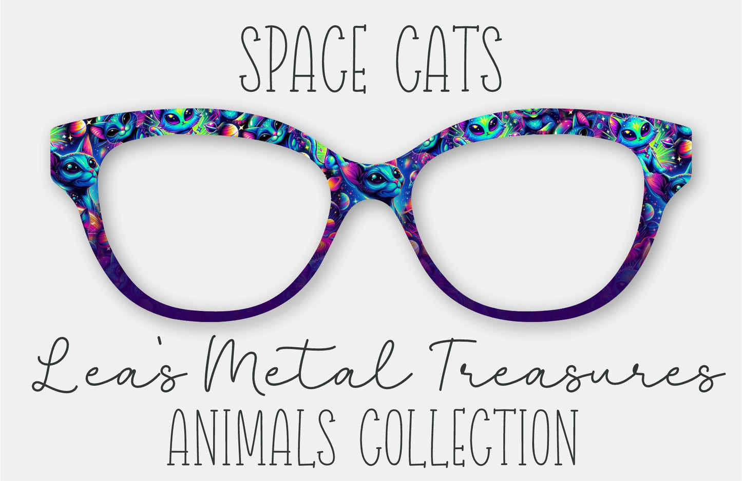 Space Cats Eyewear Frame Toppers COMES WITH MAGNETS