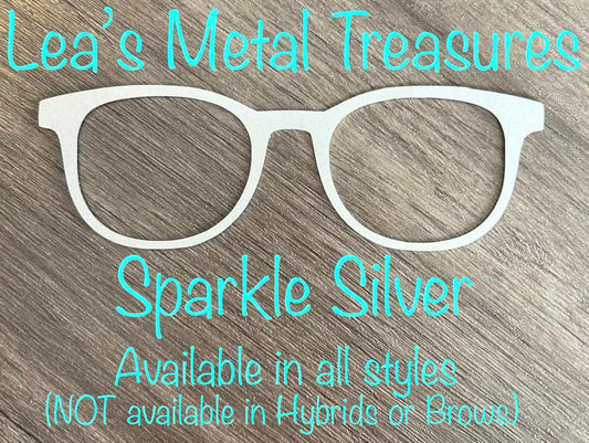 Sparkle Silver Naked Collection - Eyeglasses Cover - Comes with Magnets