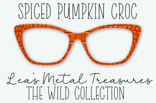 SPICED PUMPKIN CROC Eyewear Frame Toppers