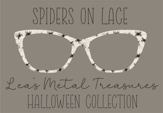SPIDERS ON LACE Eyewear Frame Toppers COMES WITH MAGNETS