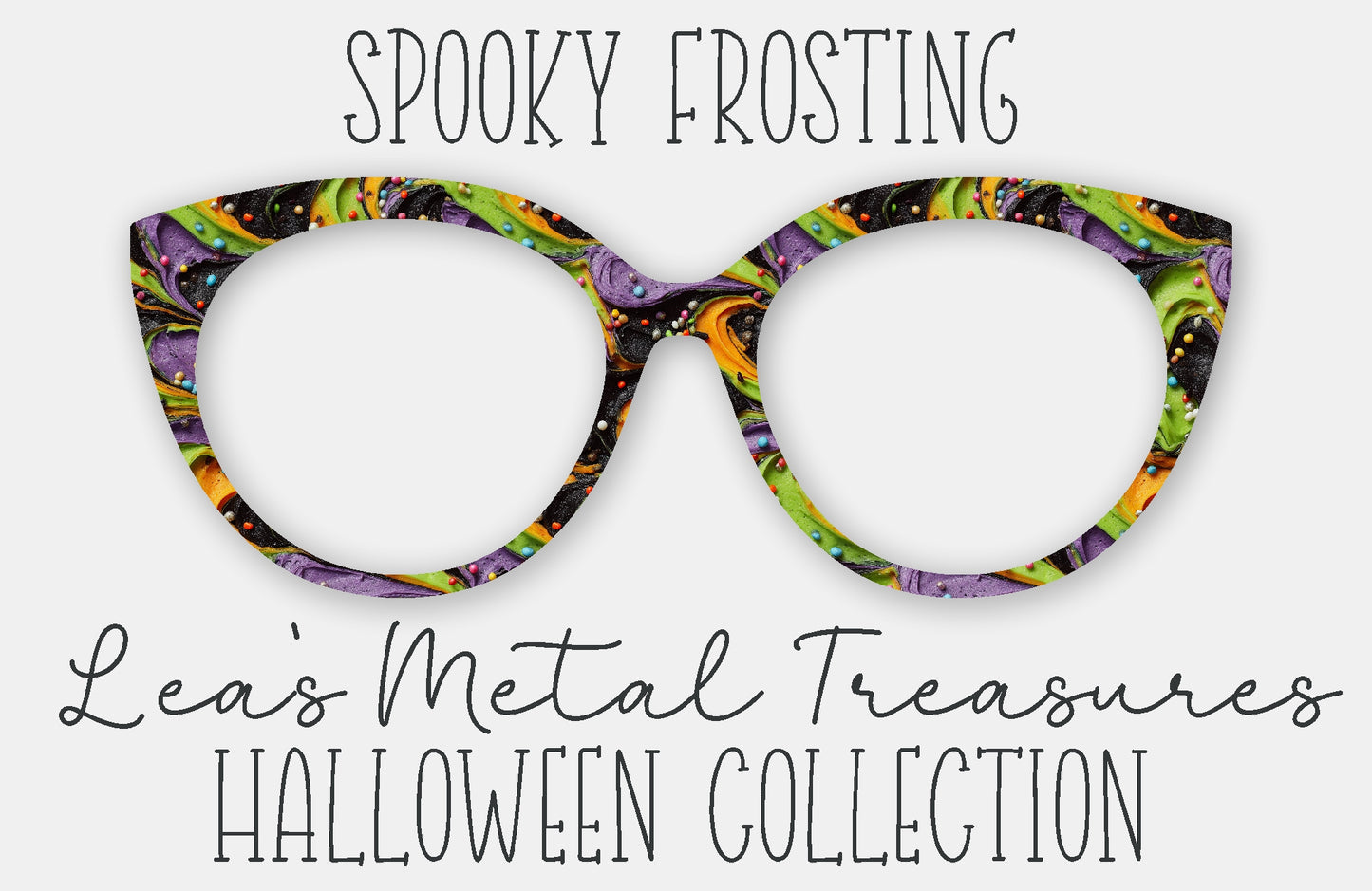 Spooky Frosting • Magnetic Eyewear Frame Toppers - September 25 Topper of the Month