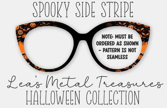 Spooky Side Stripe • Magnetic Eyewear Frame Toppers - September 25 Topper of the Month