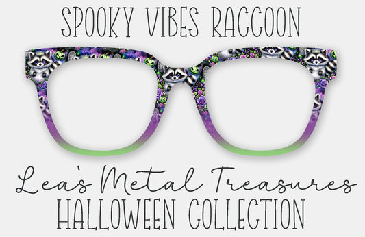 Spooky Vibes Raccoon • Magnetic Eyewear Frame Toppers - September 25 Topper of the Month