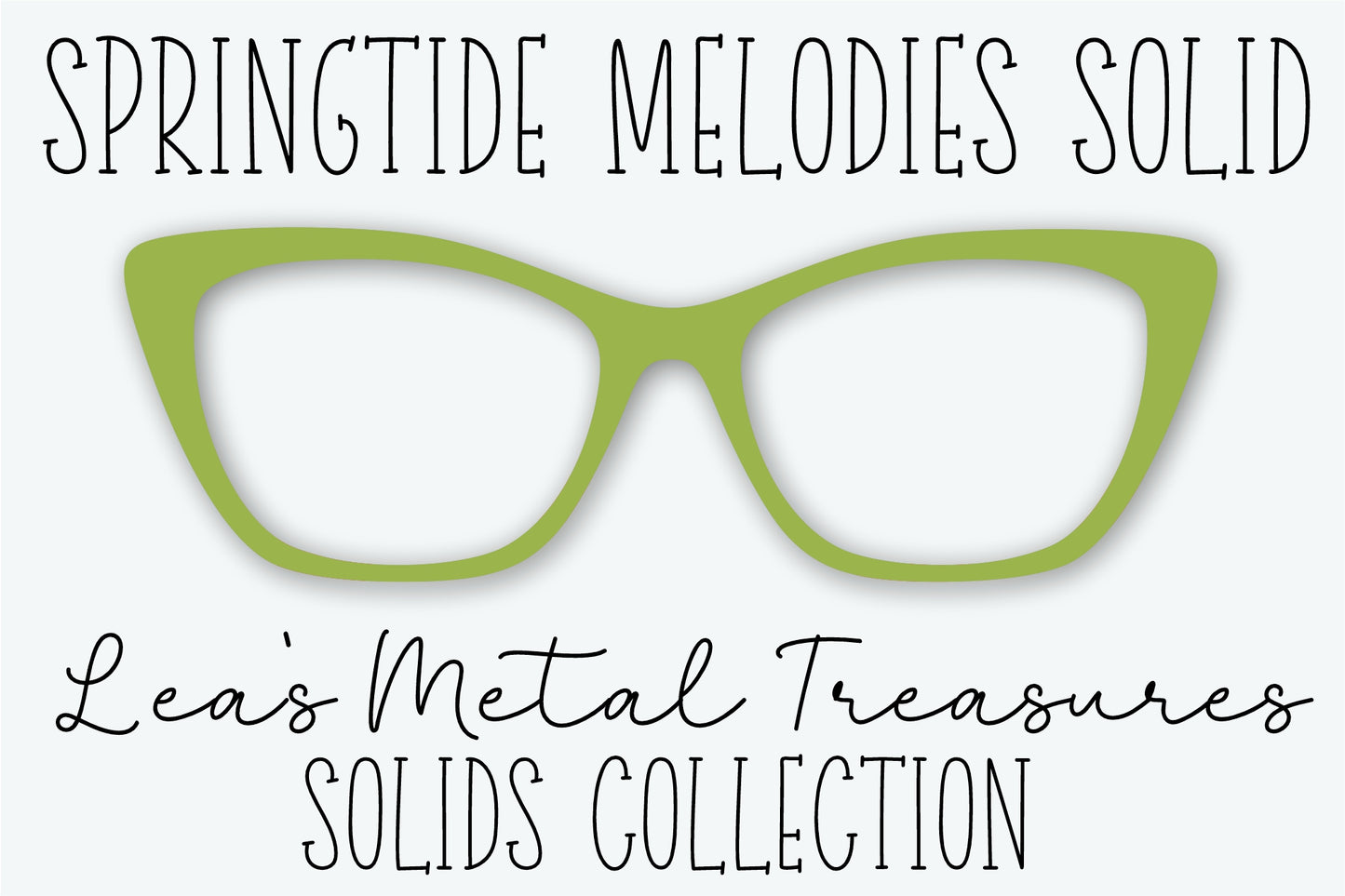 Springtime Melodies Solid Eyewear Frame Toppers