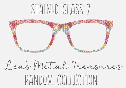 Stained Glass 7 Eyewear Frame Toppers COMES WITH MAGNETS