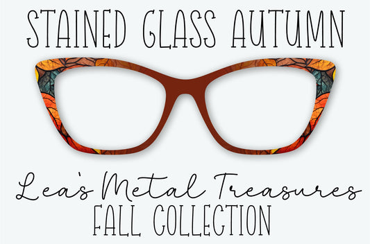 STAINED GLASS AUTUMN Eyewear Frame Toppers