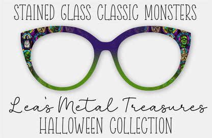 Stained Glass Monsters Eyewear Frame Toppers