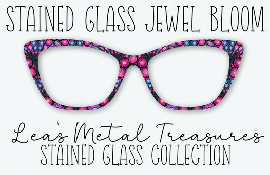STAINED GLASS JEWEL BLOOM Eyewear Frame Toppers