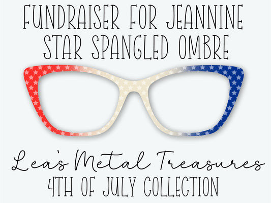 STAR SPANGLED OMBRE Eyewear Frame Toppers • Fundraiser for Jeannine