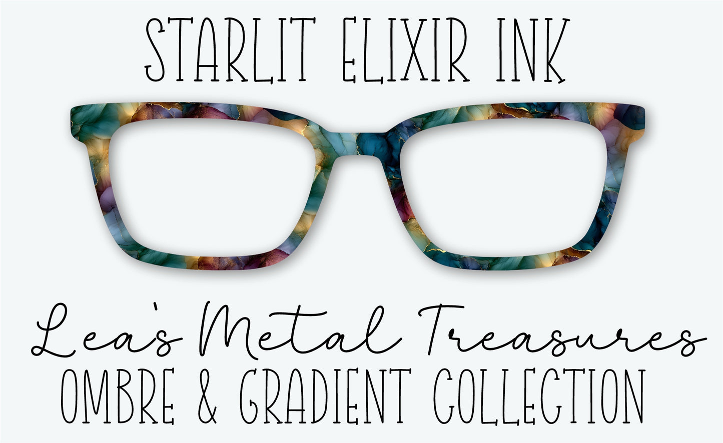Starlight Elixir Ink Eyewear Frame Toppers