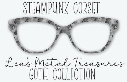 Steampunk Corset Frame Toppers (example photo shown in pearl silver)