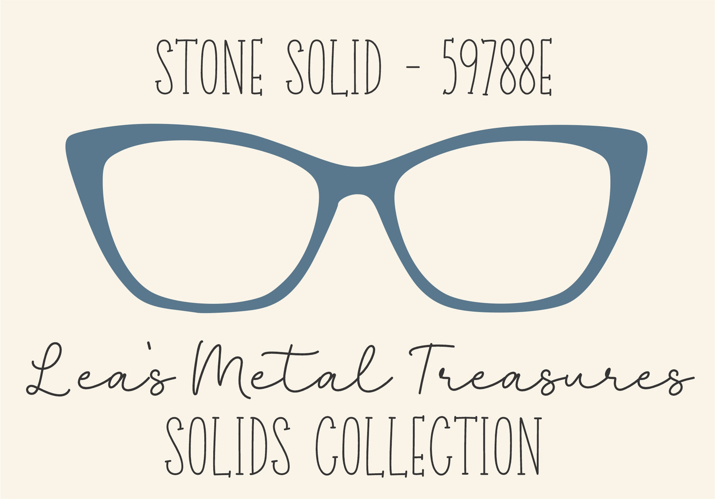 STONE SOLID 59788E Eyewear Frame Toppers COMES WITH MAGNETS
