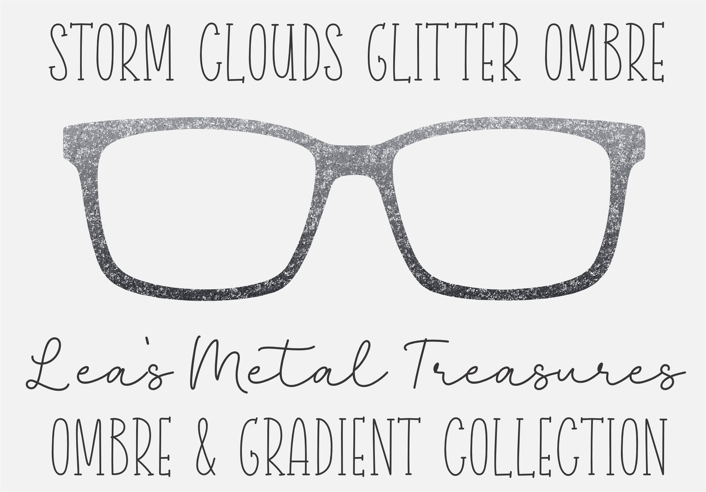 Storm Clouds Glitter Ombre