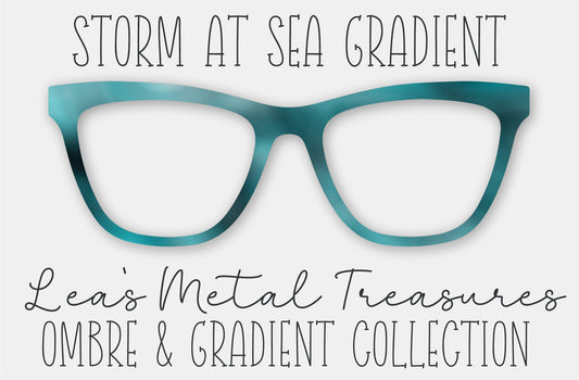 Storm At Sea Gradient Eyewear Frame Toppers