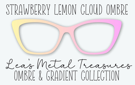 STRAWBERRY LEMON CLOUD OMBRE Eyewear Frame Toppers