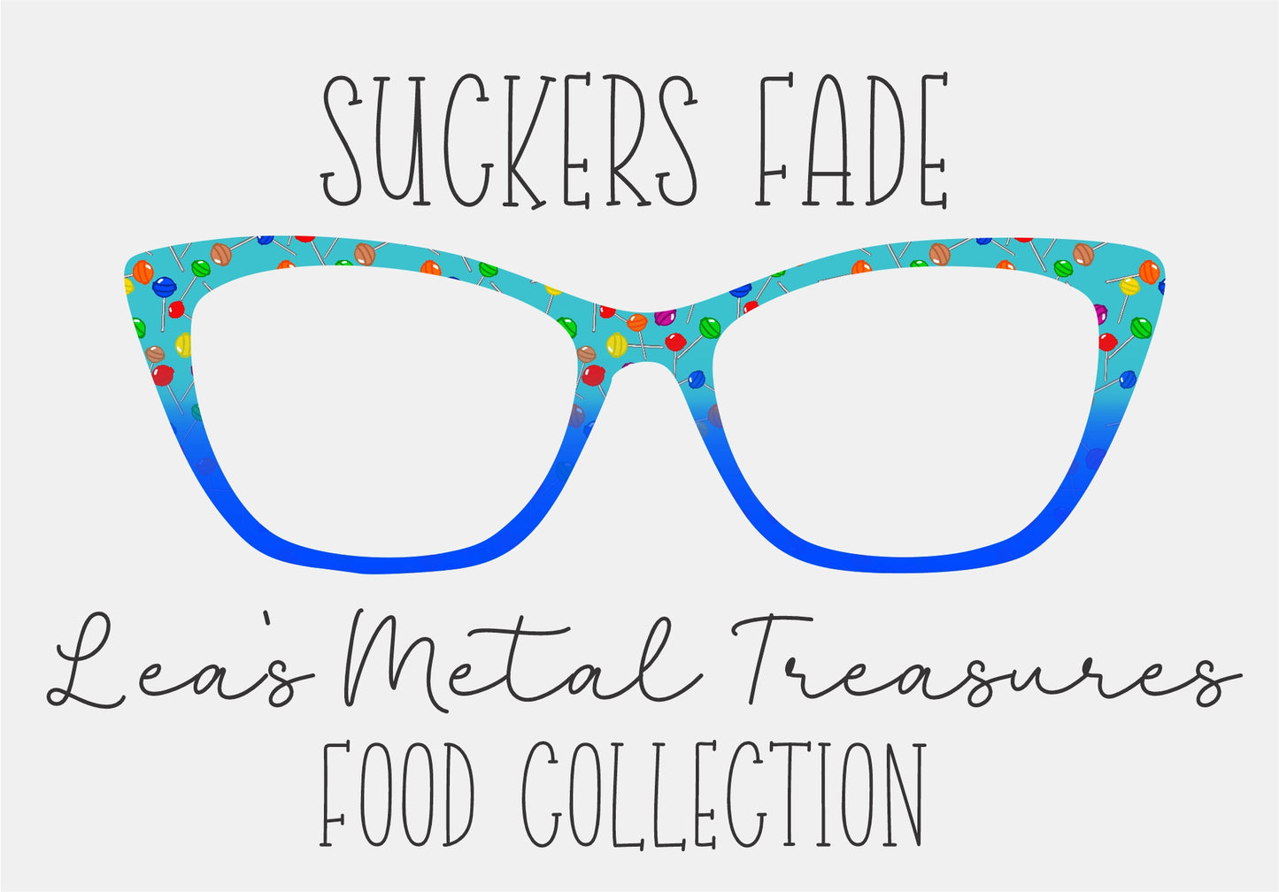 SUCKERS FADE Eyewear Frame Toppers COMES WITH MAGNETS