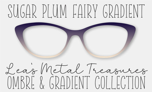 Sugar Plum Fairy Gradient Eyewear Frame Toppers COMES WITH MAGNETS