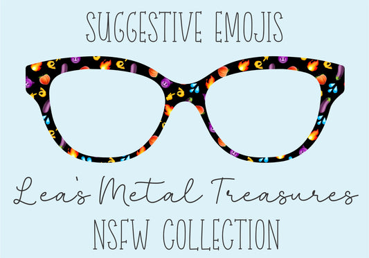 Suggestive Emojis Eyewear Frame Toppers COMES WITH MAGNETS